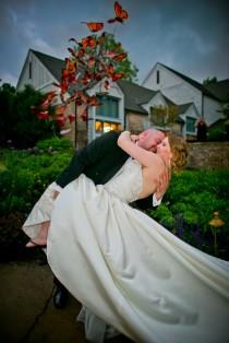 wedding photo - 3 Sekunden vor dem Downpour