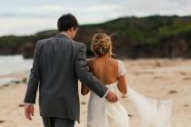 wedding photo - Stylish beach wedding with DIY details 