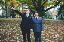wedding photo - These two grooms bring new meaning to dapper finery
