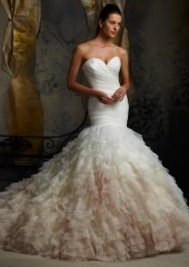 wedding photo -  Wanweier - royal wedding dresses, Cheap Ruffled Organza Online Sales in 58weddingdress