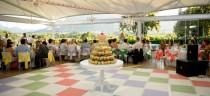 wedding photo - Rose Wedding with a Pastel Dancefloor by Vizion Photo 