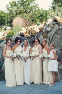 wedding photo - Chic New England Garden Wedding At The Lake Estate 