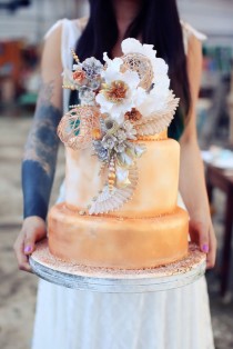wedding photo -  Bohemian Steampunk Wedding Inspiration from France