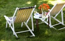 wedding photo - Anthropology Inspired Beach Chairs