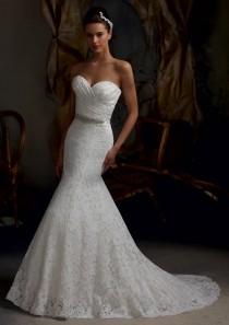 wedding photo -  Wanweier - silk wedding dresses, Discounts Elegant Embroidered Lace Online Sales in 58weddingdress