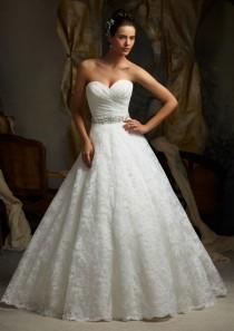 wedding photo -  Wanweier - wedding dress online shop, Hot Alencon Lace Online Sales in 58weddingdress