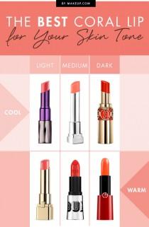 wedding photo - The Best Coral Lip for Your Skin Tone
