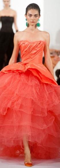 wedding photo - Платья....Оранжевый Навязчивые Идеи