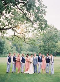 wedding photo - Pretty Pink + Peach Garden Wedding