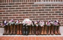 wedding photo - Le mariage pourpre infusée sud