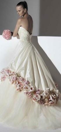 wedding photo - Rosa Hochzeitskleider