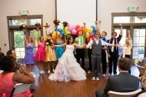 wedding photo - Ryan & Kesslan's rockin' rainbow weekend dance-fest