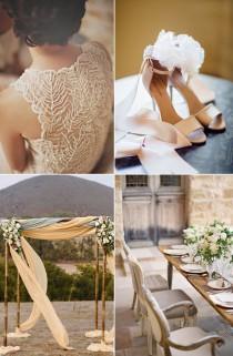 wedding photo - Beige Beauties: Klassische und elegante Hochzeits-Ideen