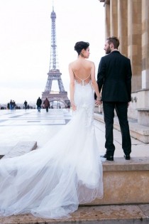 wedding photo - Париж Свадьбу Побег