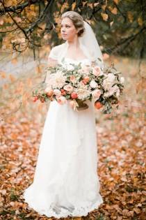 wedding photo - Безумно Великолепная Осень Вдохновение Стрелять