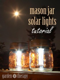 wedding photo - Mason Jar Solar Lights