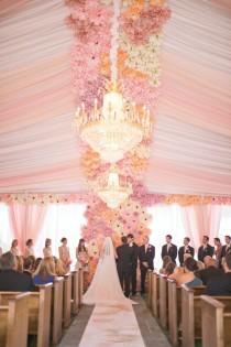 wedding photo - Le style Allée: Incroyable cérémonies intérieur, Partie II