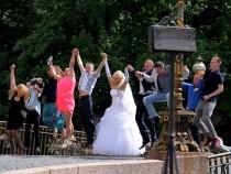 wedding photo - Прыжки Брак