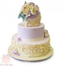wedding photo - Lavande volants de gâteau de mariage »Spring Wedding Cakes