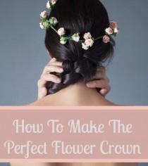 wedding photo - How To Make The Perfect Flower Crown