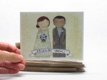 wedding photo - Personalized Cake Toppers And Wedding Thank You - Combo Listing - Save The Date Goose Grease