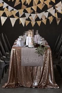 wedding photo - Silver And Gold NYE Party By Minted