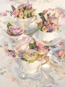 wedding photo - Vintage Weddings-teacups
