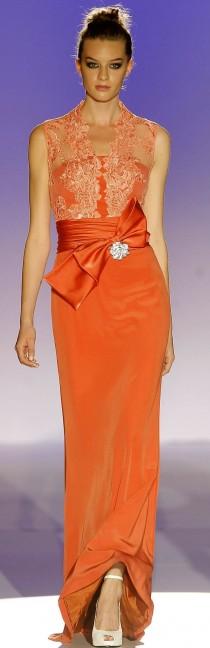 wedding photo - Платья....Оранжевый Навязчивые Идеи