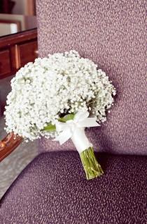 wedding photo - Bouquets In White