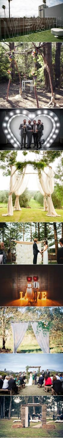 wedding photo - Big Bold Wedding Backdrops - Polka Dot Bride