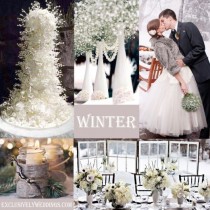 wedding photo - Зимняя свадьба - каков ваш цвет?