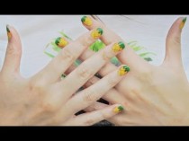 wedding photo - Pineapple Nails For Summer!