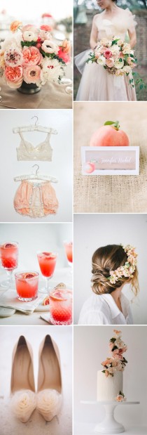 wedding photo - Colour Story: Peaches And Cream.
