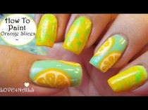 wedding photo - Manicure Monday ~ How To Paint Orange Slices / Stylehaul Blog Art #1
