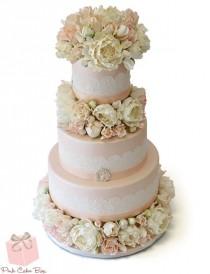 wedding photo - Кружева Вдохновил Свадебный Торт » Весна Свадебные Торты