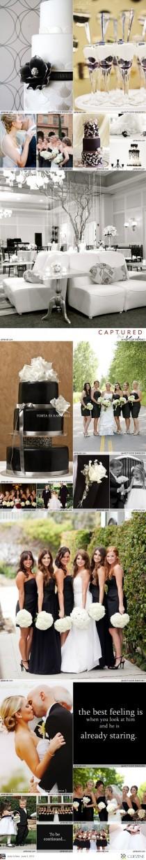 wedding photo - Классический Черный/Белый Свадебный