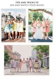 wedding photo - Mix And Match Your Maids With Donna Morgan