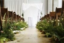 wedding photo - Unique Aisle Decor