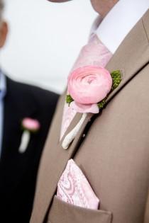 wedding photo - A Beach Wedding Elopement in Pink