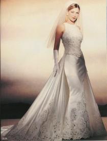 wedding photo - Demetrios style sirène robe de mariée (taille 4 Petite)