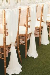 wedding photo - Chair Decor