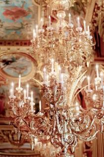 wedding photo - Paris Photo - Gold Chandelier At The Opera Garnier, Ornate, Fine Art Photograph, Urban Home Decor