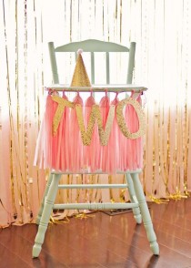 wedding photo - Pink And Gold Birthday Party Ideas