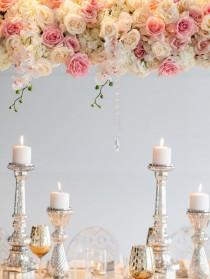 wedding photo - Silver And Gold Wedding Inspiration {Styled Shoot}