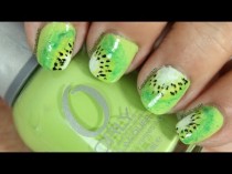 Abstract Kiwi Nail Art wedding photo - Abstract Kiwi Nail Art