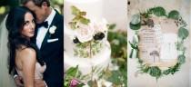 wedding photo - Inspiration Board: Black Tie Botanical