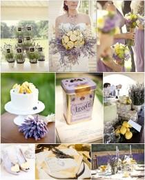 wedding photo - French Lavender and Lemon Wedding Ideas