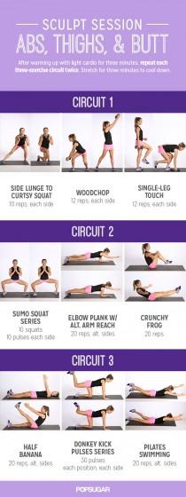 wedding photo - Printable Workout: Sculpt Session For Abs And Glutes