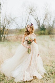 wedding photo - "Мари" Платье - Причудливая Тюль Бальное Платье Свадебное