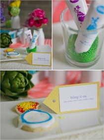 wedding photo - Colorful Bridal Shower Ideas